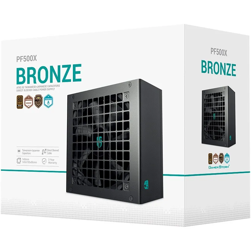 Блок живлення DeepCool GamerStorm PF500X 500W (R-PF500X-HD0B-JGEU) - мініатюра 2
