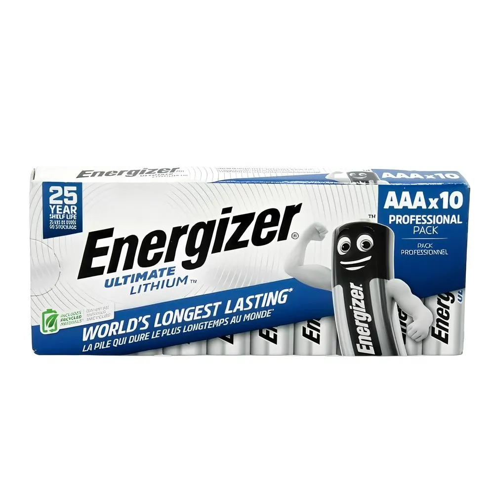 Батарейка Energizer Ultimate Lithium L92 AAA/LR03 BL 10шт - зображення 1