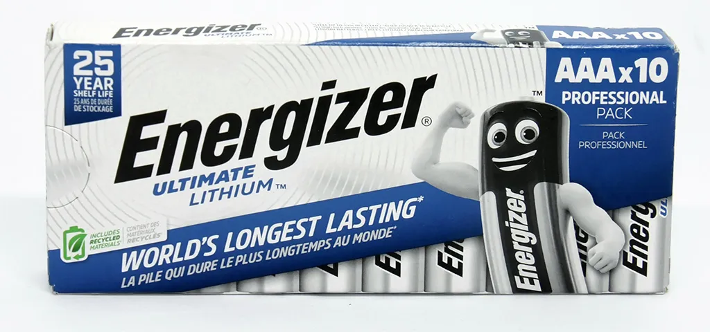 Батарейка Energizer Ultimate Lithium L92 AAA/LR03 BL 10шт - мініатюра 2