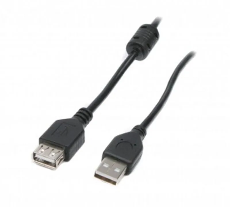Кабель Maxxter (UF-AMAF-6) USB 2.0 AM - USB 2.0 AF, 1.8м, феритовий фільтр - зображення 1