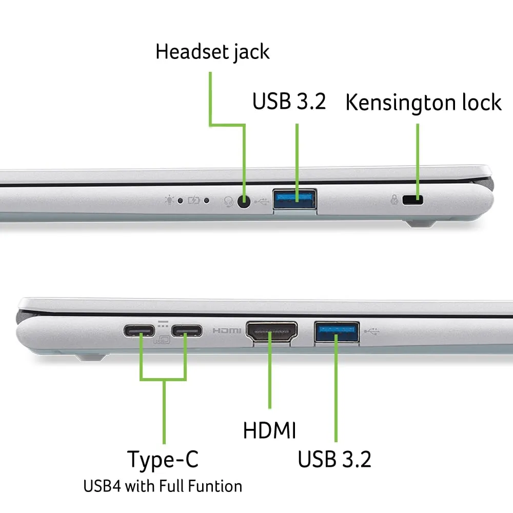 Ноутбук Acer Aspire Go 15 AG15-72P-56D7 (NX.JSVEU.007) Silver - мініатюра 7