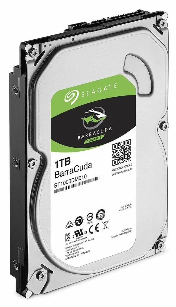 Накопичувач HDD SATA 1.0TB Seagate BarraCuda 7200rpm 64MB (ST1000DM010) - зображення 1