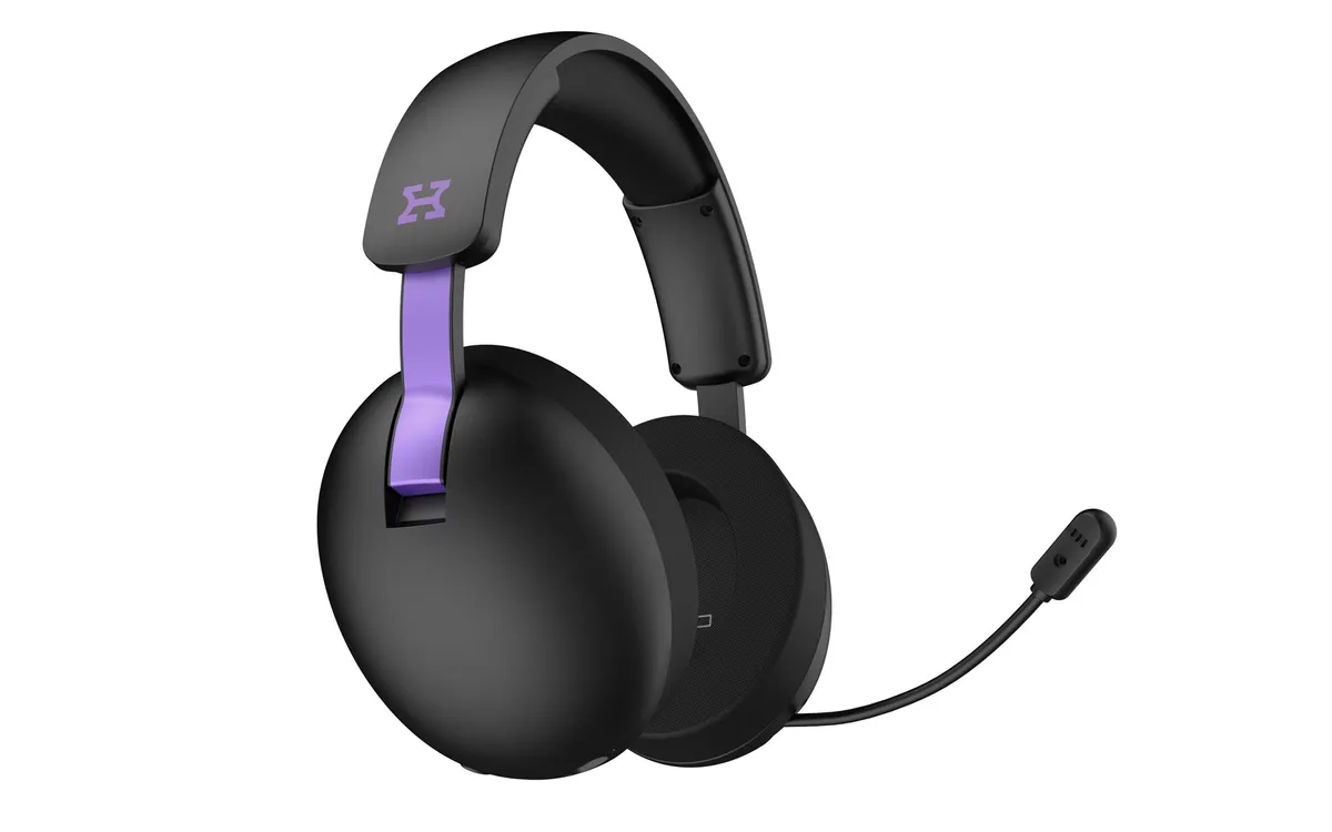 Bluetooth-гарнiтура Hator Hellyberry HH30 Wireless Black/Violet (HH30_wireless_BV) - мініатюра 2