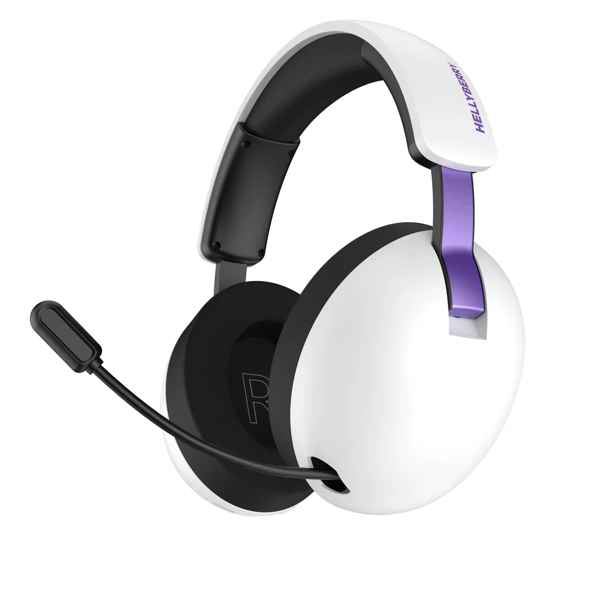 Bluetooth-гарнiтура Hator Hellyberry HH30 Wireless White/Violet (HH30_wireless_WV) - зображення 1