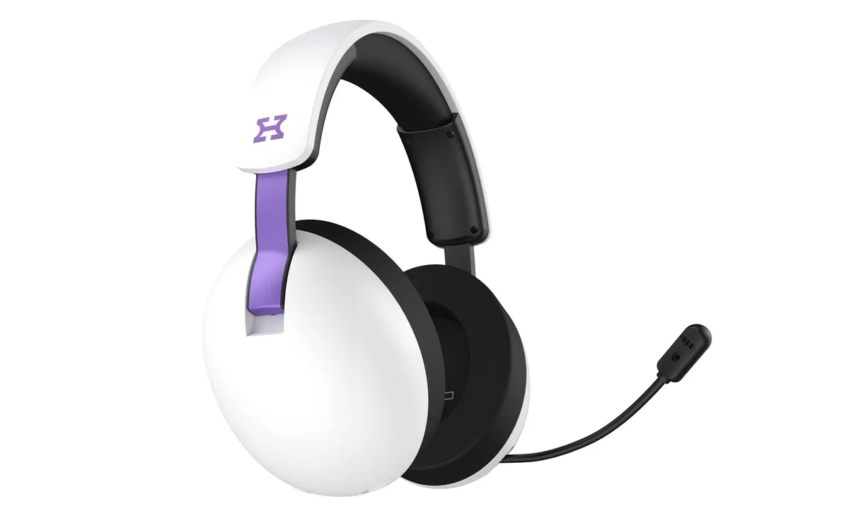 Bluetooth-гарнiтура Hator Hellyberry HH30 Wireless White/Violet (HH30_wireless_WV) - мініатюра 2