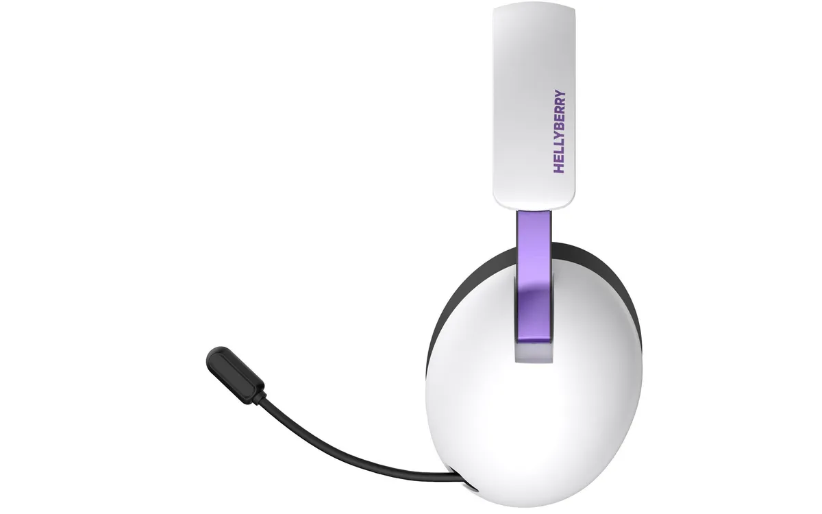 Bluetooth-гарнiтура Hator Hellyberry HH30 Wireless White/Violet (HH30_wireless_WV) - мініатюра 3