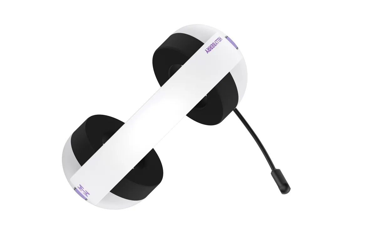 Bluetooth-гарнiтура Hator Hellyberry HH30 Wireless White/Violet (HH30_wireless_WV) - мініатюра 7