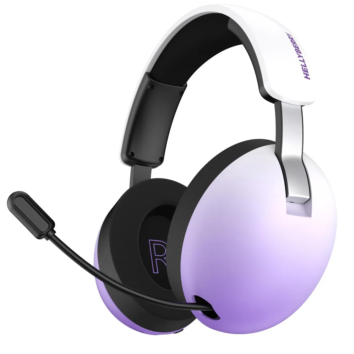 Bluetooth-гарнiтура Hator Hellyberry HH30 Pro Wireless White/Violet (HH30_PRO_wireless_WV) - мініатюра 10