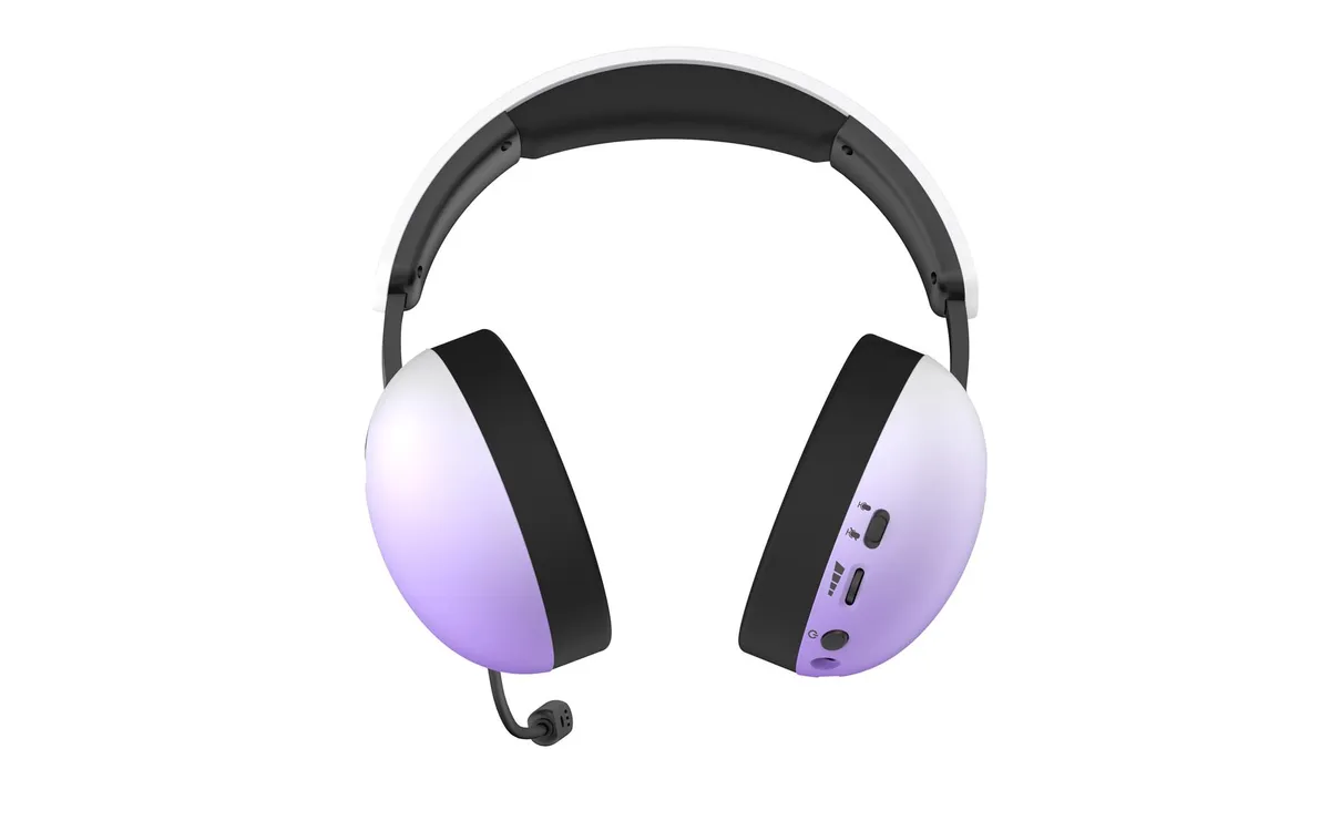 Bluetooth-гарнiтура Hator Hellyberry HH30 Pro Wireless White/Violet (HH30_PRO_wireless_WV) - мініатюра 6