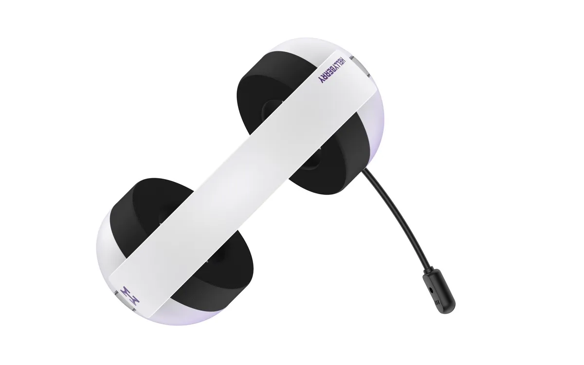 Bluetooth-гарнiтура Hator Hellyberry HH30 Pro Wireless White/Violet (HH30_PRO_wireless_WV) - мініатюра 7