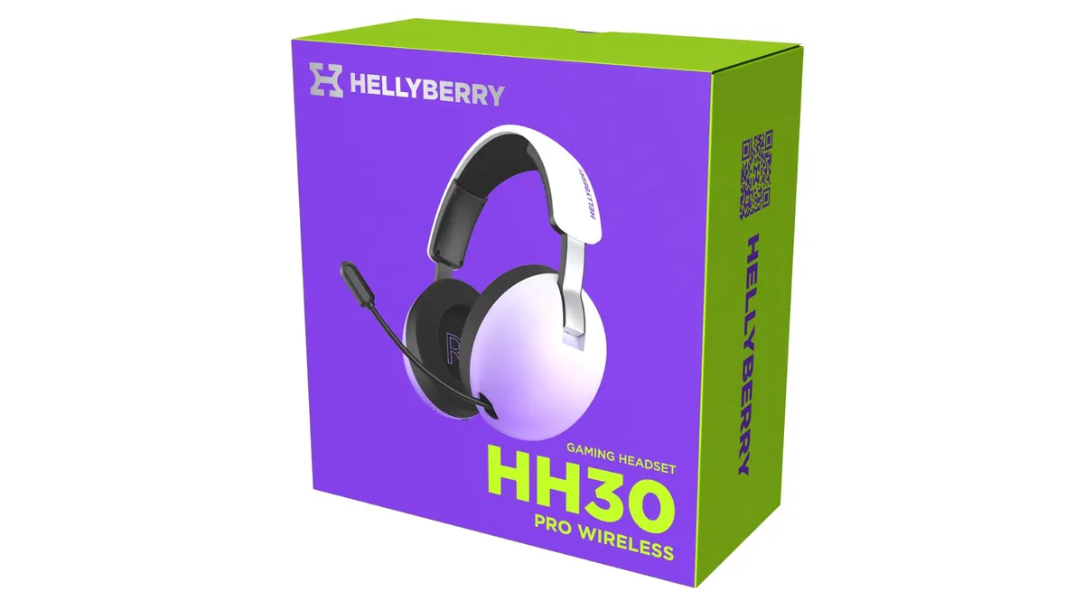 Bluetooth-гарнiтура Hator Hellyberry HH30 Pro Wireless White/Violet (HH30_PRO_wireless_WV) - мініатюра 9