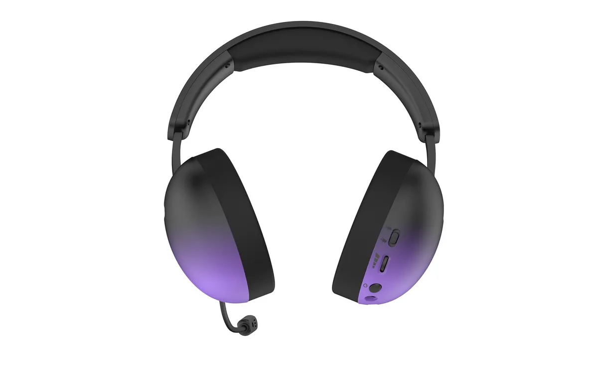 Bluetooth-гарнiтура Hator Hellyberry HH30 Pro Wireless Black/Violet (HH30_PRO_wireless_BV) - мініатюра 5