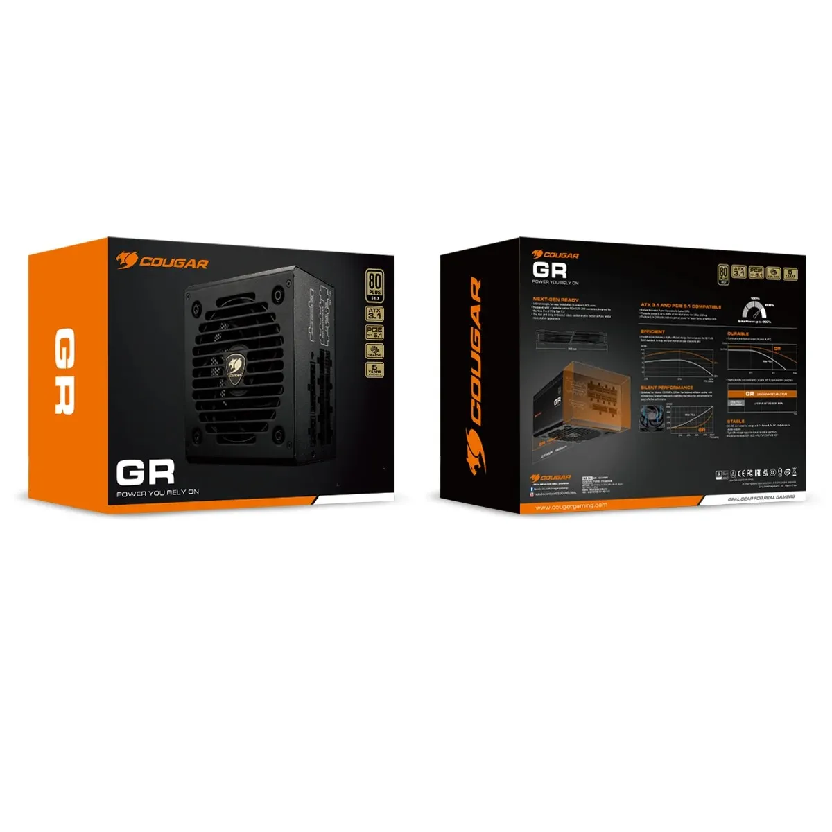 Блок живлення Cougar GR 850, 80 Plus Gold, 850W - мініатюра 5