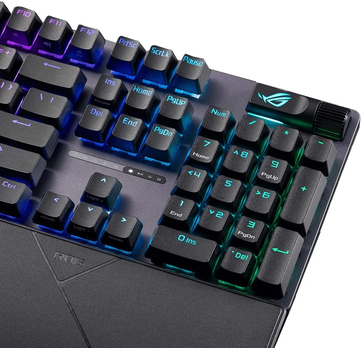 Клавiатура Asus ROG Strix Scope II X Black (90MP03XG-BKMA00) - мініатюра 2