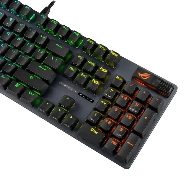 Клавiатура Asus ROG Strix Scope II X Black (90MP03XG-BKMA00) - мініатюра 3