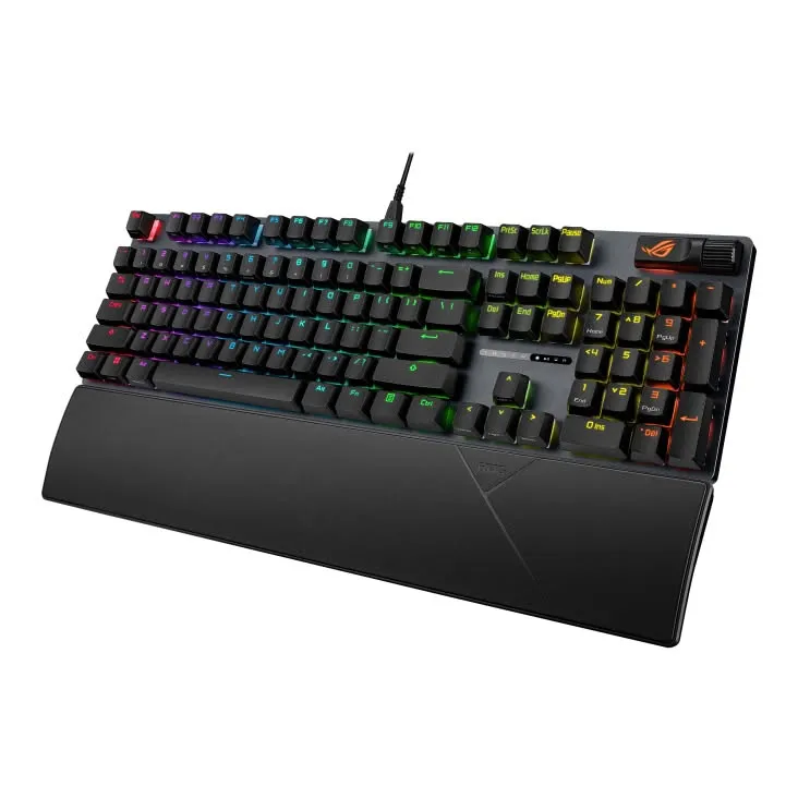 Клавiатура Asus ROG Strix Scope II X Black (90MP03XG-BKMA00) - мініатюра 6