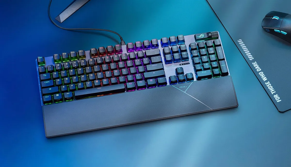 Клавiатура Asus ROG Strix Scope II X Black (90MP03XG-BKMA00) - мініатюра 8