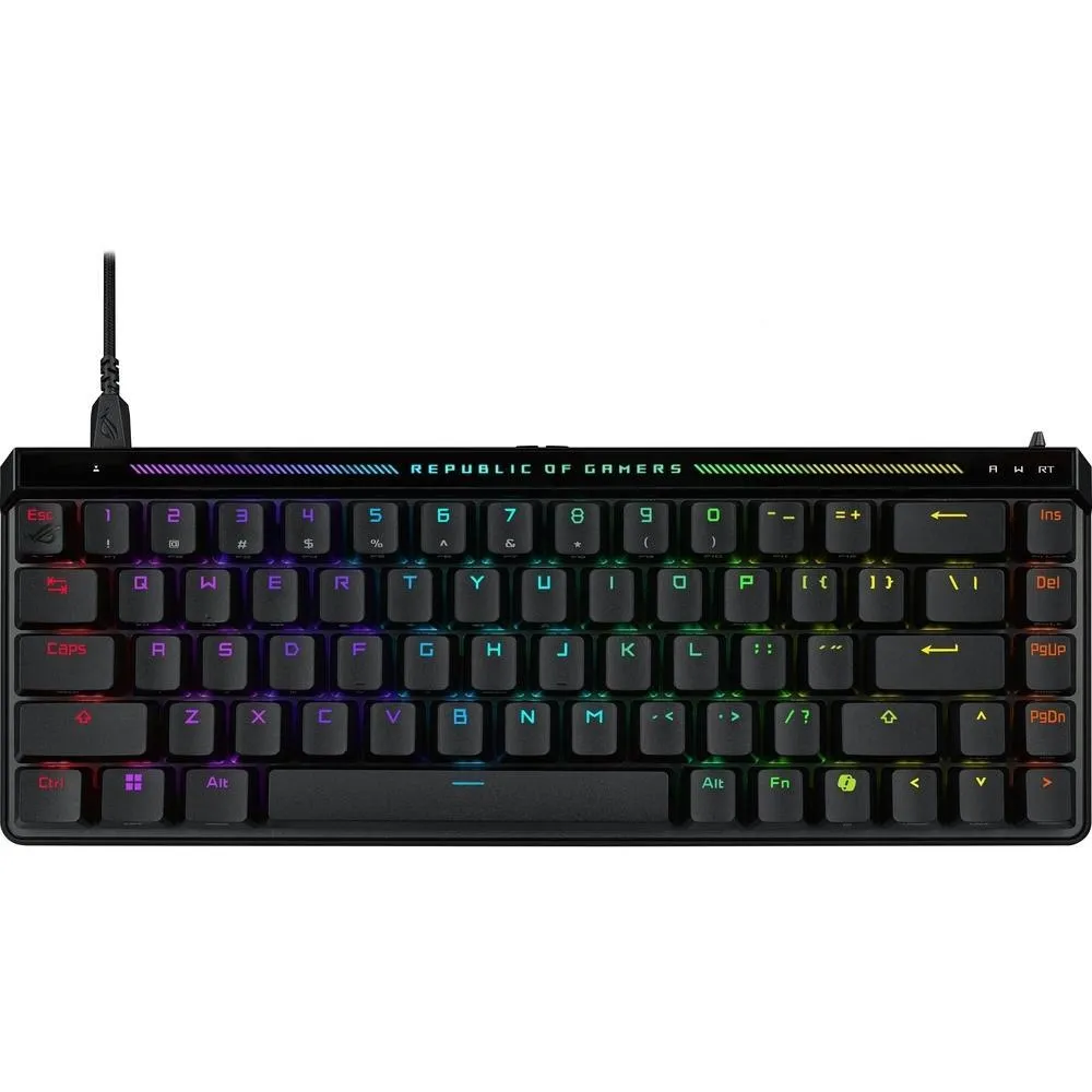 Клавiатура Asus ROG Falchion Ace 68key HFX Magnetic Switches Black (90MP03VE-BKMA00) - мініатюра 14