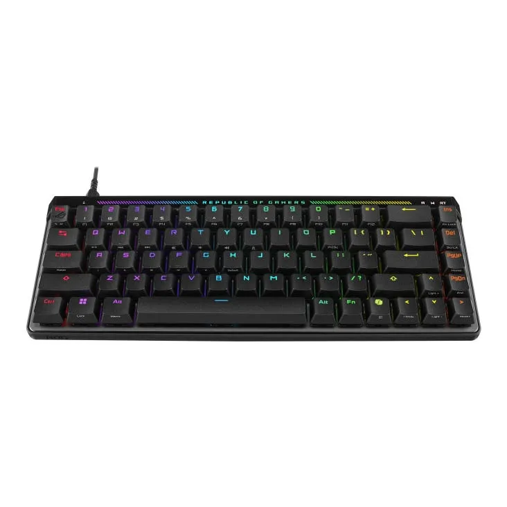 Клавiатура Asus ROG Falchion Ace 68key HFX Magnetic Switches Black (90MP03VE-BKMA00) - мініатюра 6