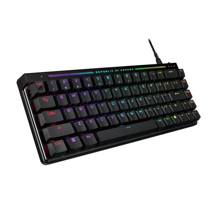 Клавiатура Asus ROG Falchion Ace 68key HFX Magnetic Switches Black (90MP03VE-BKMA00) - мініатюра 9