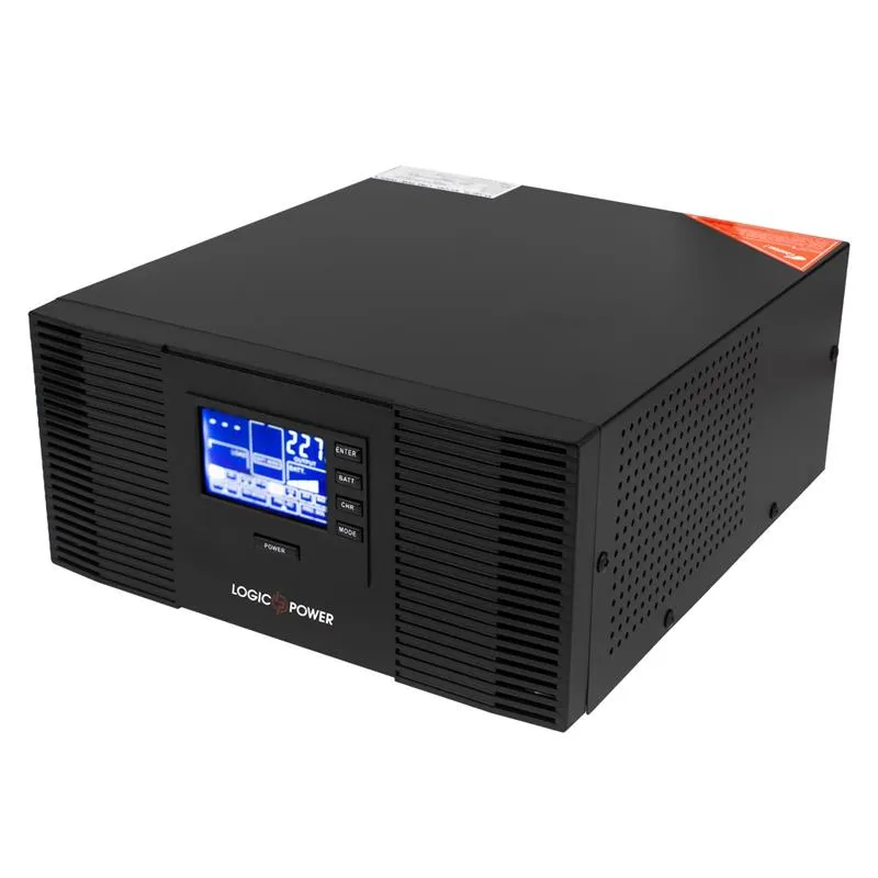 Джерело безперебійного живлення LogicPower LPM-PSW-1500VA (1050 Вт), Lin.int., AVR, 2 x евро, метал - мініатюра 3