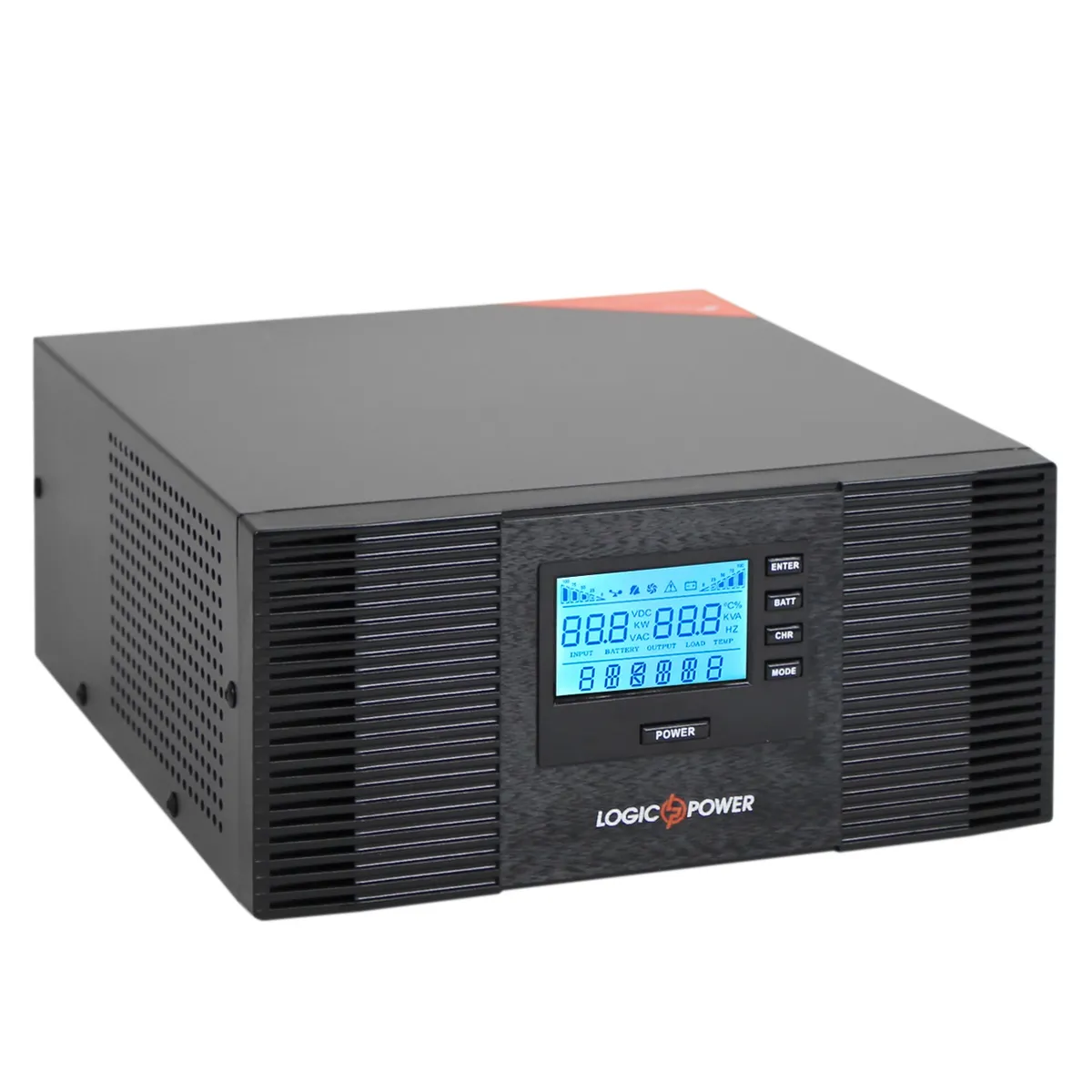 Джерело безперебійного живлення LogicPower LPM-PSW-1500VA (1050 Вт), Lin.int., AVR, 2 x евро, метал - мініатюра 4