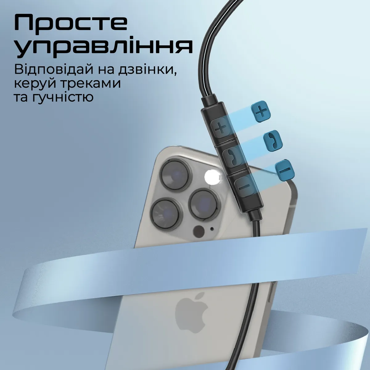 Гарнітура Promate Silken-C Grey - мініатюра 5