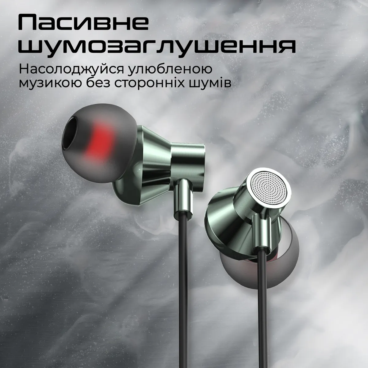 Гарнітура Promate Silken-C Grey - мініатюра 6