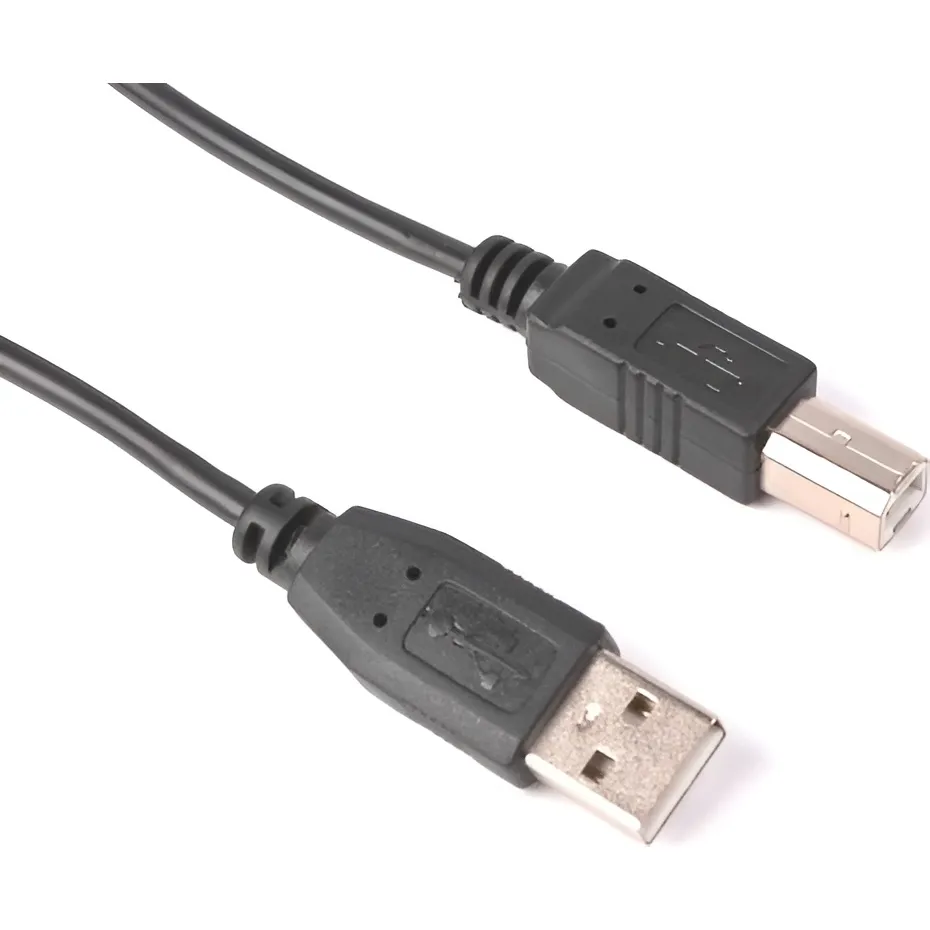 Кабель Maxxter USB - USB Type-B V 2.0 (M/M), 3 м, чорний (U-AMBM-10) - мініатюра 3