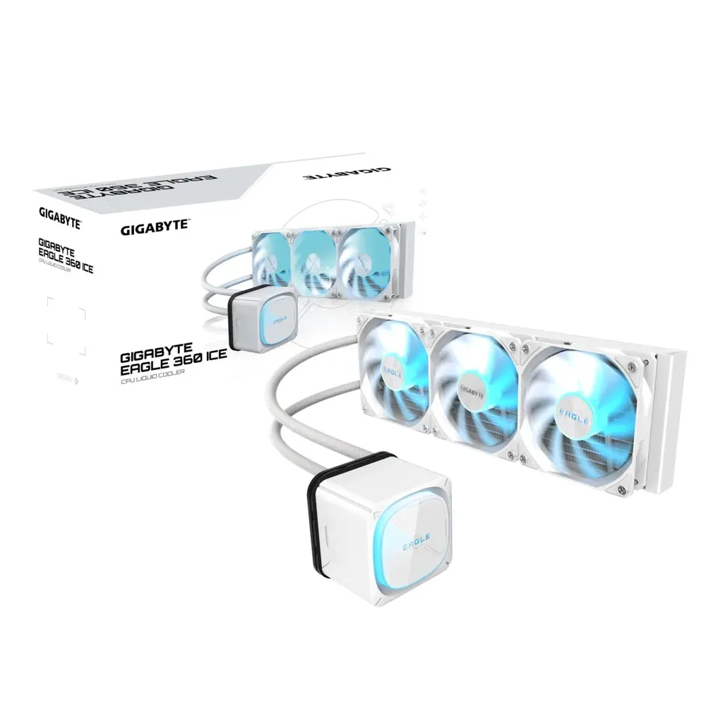 Система водяного охолодження Gigabyte Eagle 360 Ice - мініатюра 5