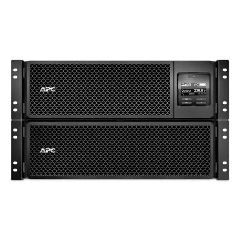 Джерело безперебійного живлення APC Smart-UPS SRT 10000VA, Online, 6хIEC 320 C13, 4хIEC 320 C19, RJ-45, USB, LCD, металл (SRT10KRMXLI) - мініатюра 2