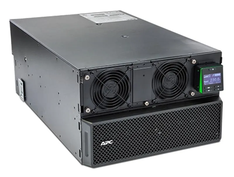 Джерело безперебійного живлення APC Smart-UPS SRT 10000VA, Online, 6хIEC 320 C13, 4хIEC 320 C19, RJ-45, USB, LCD, металл (SRT10KRMXLI) - мініатюра 6