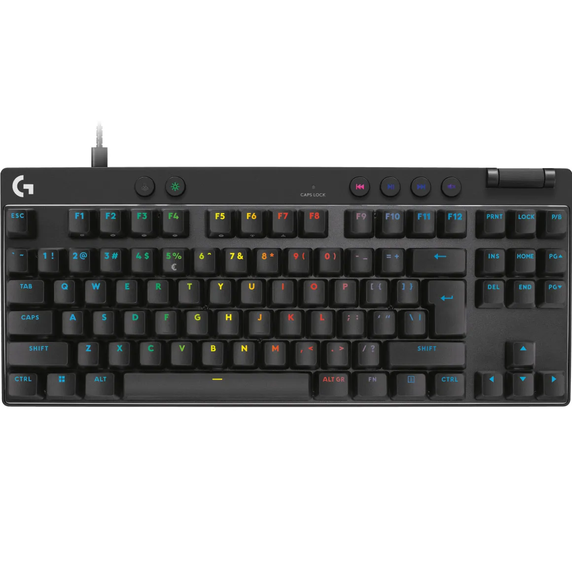Клавiатура Logitech G PRO X TKL Rapid Black (920-013233) - зображення 1