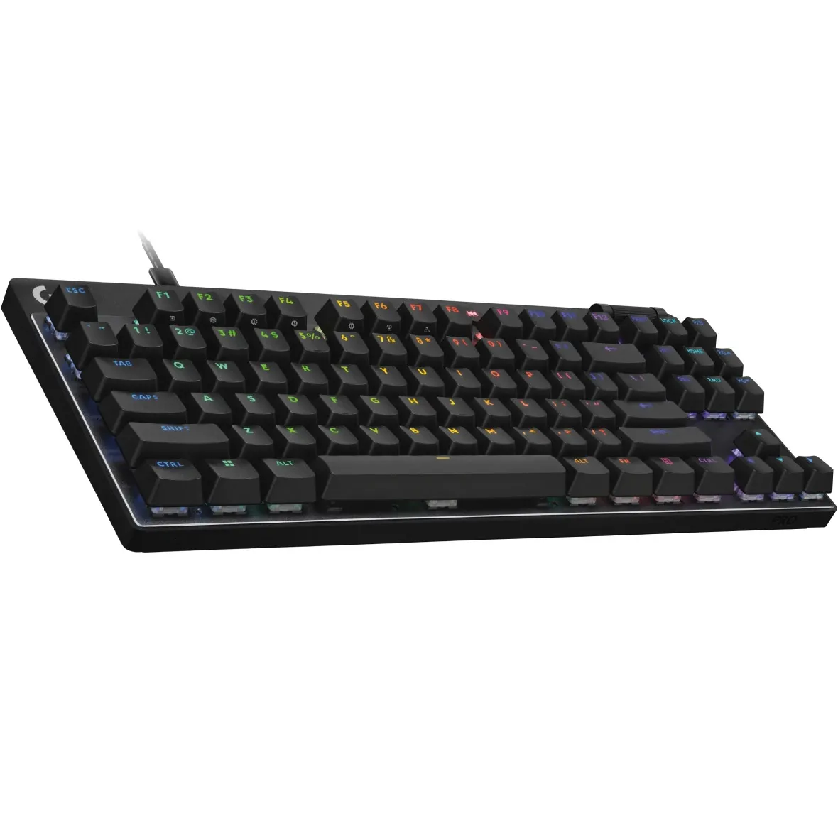 Клавiатура Logitech G PRO X TKL Rapid Black (920-013233) - мініатюра 2