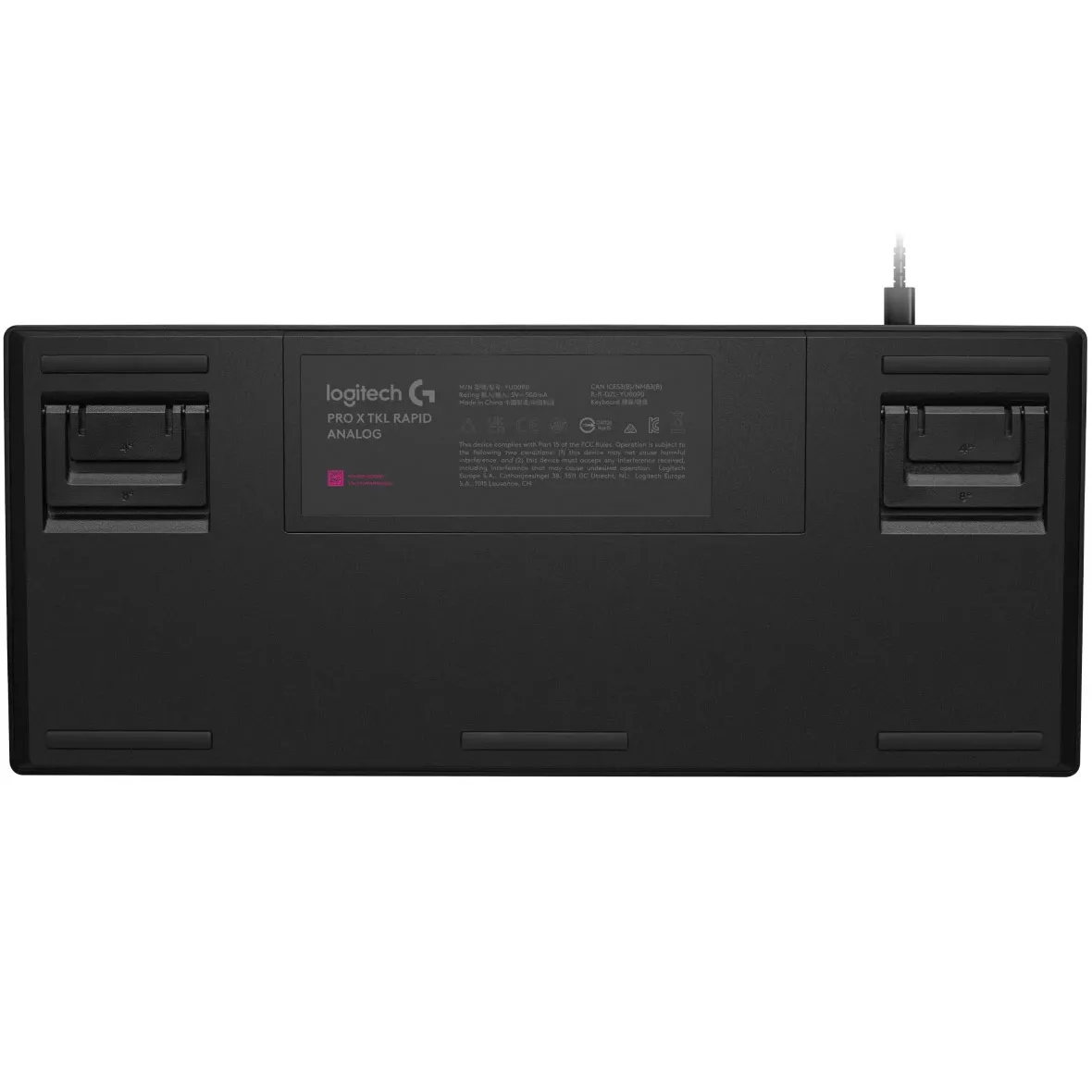 Клавiатура Logitech G PRO X TKL Rapid Black (920-013233) - мініатюра 5