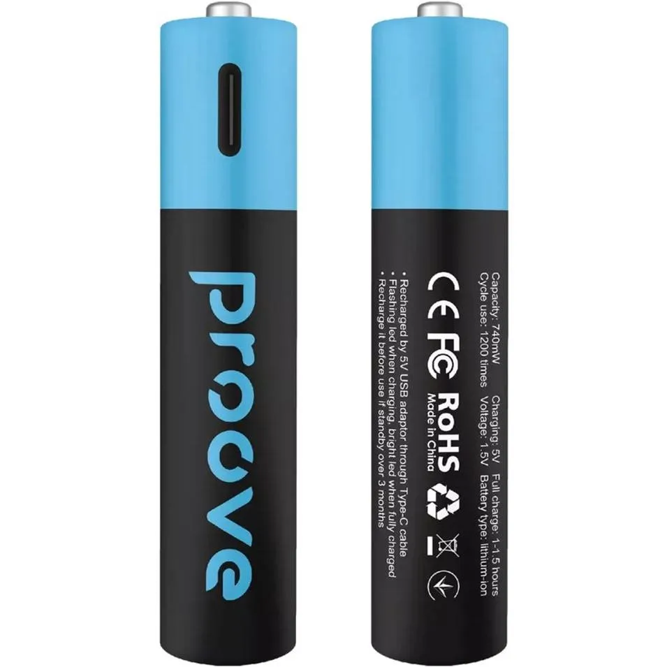 Акумулятори Proove Compact Energy AAA/HR03 NI-MH 740 mAh BL 2 шт - зображення 1