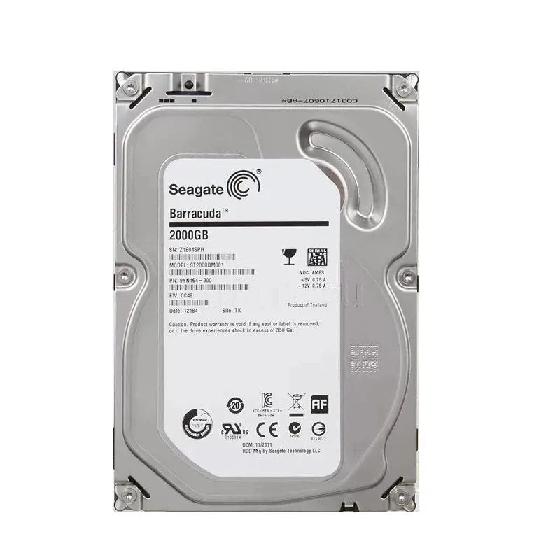 Накопичувач HDD SATA 2.0TB Seagate Barracuda 7200rpm 64MB (ST2000DM001)_Refurbished - зображення 1