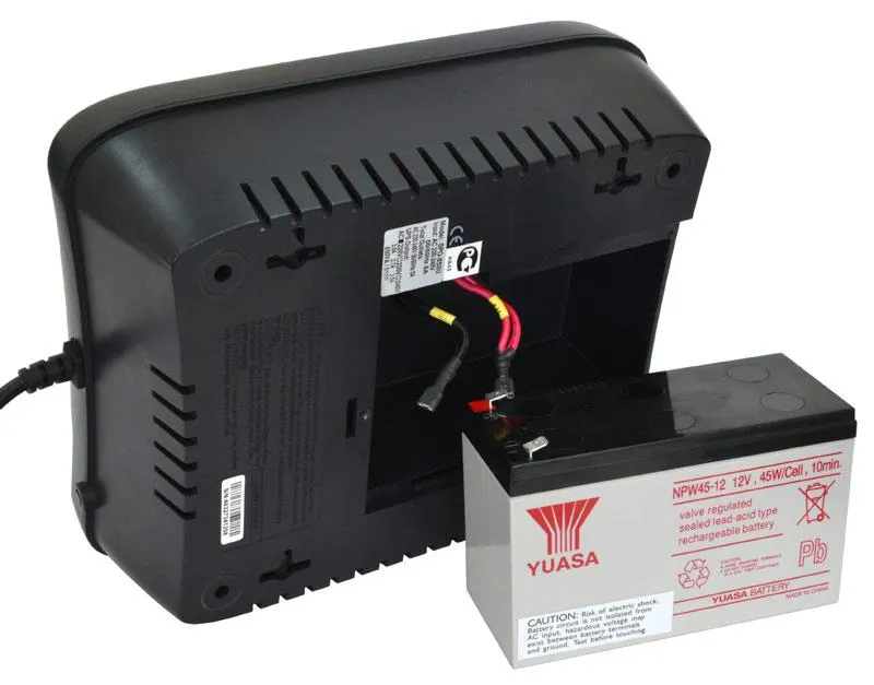 Джерело безперебійного живлення Powercom SPD-1000U, Lin.int., 8 x евро, пластик (00210176) - мініатюра 2
