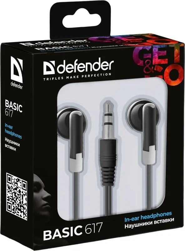 Навушники Defender Basic 617 Black (63617) - мініатюра 2