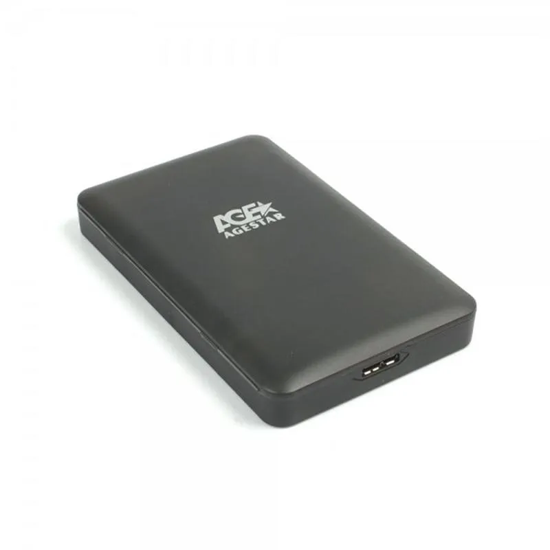Зовнішня кишеня AgeStar для підключення SATA HDD 2.5", USB 3.1, Black (31UBCP3) - мініатюра 2