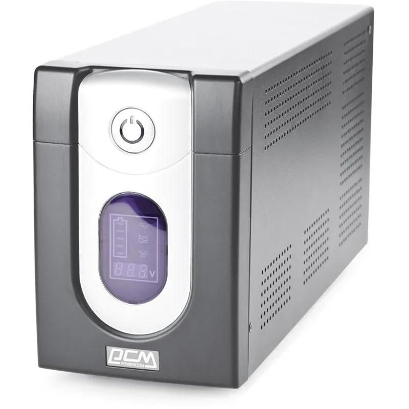 Джерело безперебійного живлення Powercom IMD-2000AP, Lin.int., AVR, 6 х IEC, LCD, USB, метал (00210139) - мініатюра 4
