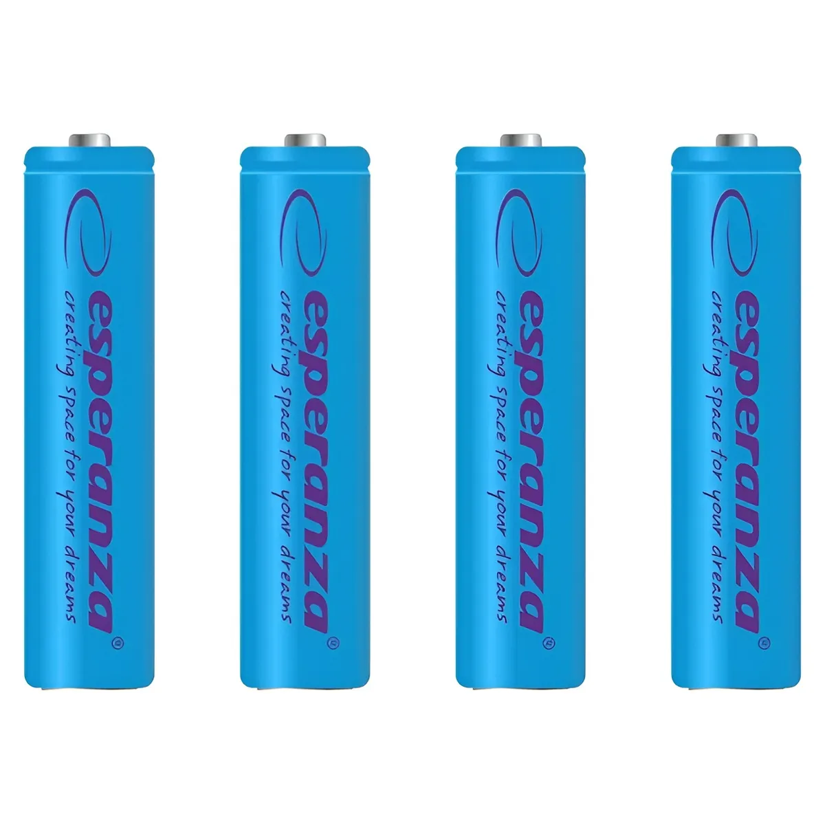 Акумулятор Esperanza Ni-MH AAA/HR03 1000 mAh BL 4шт Blue - мініатюра 3