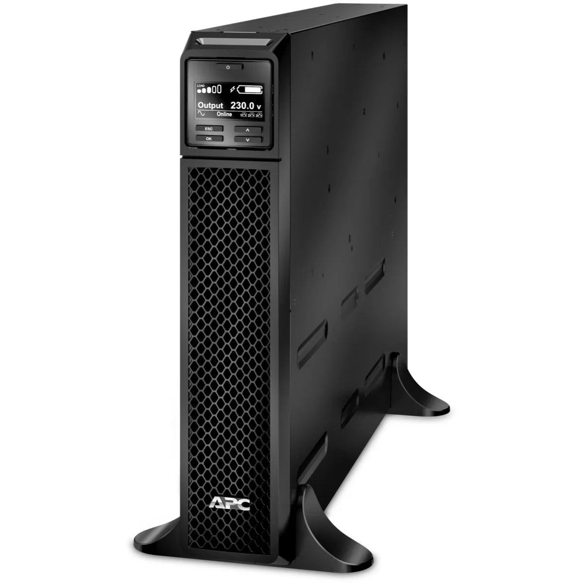 Джерело безперебійного живлення APC Smart-UPS SRT 2200VA, Online, 10 х IEC, USB, RJ-45, металл (SRT2200XLI) (SRT2200XLI) - мініатюра 2