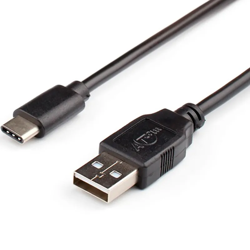 Кабель ATcom USB 2.0AM - Type-C, 0.8м - зображення 1