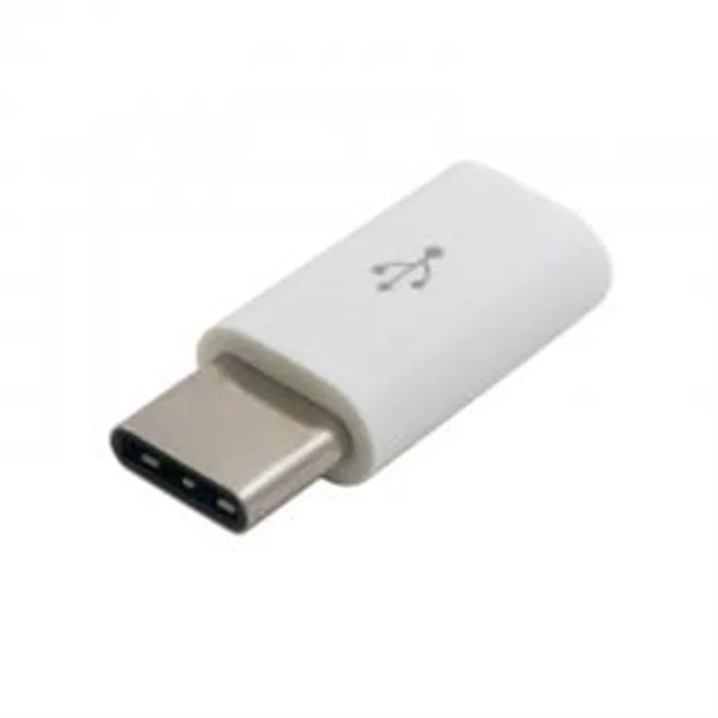 Перехідник Atcom micro USB - USB Type-C (F/M), white (8101) - зображення 1