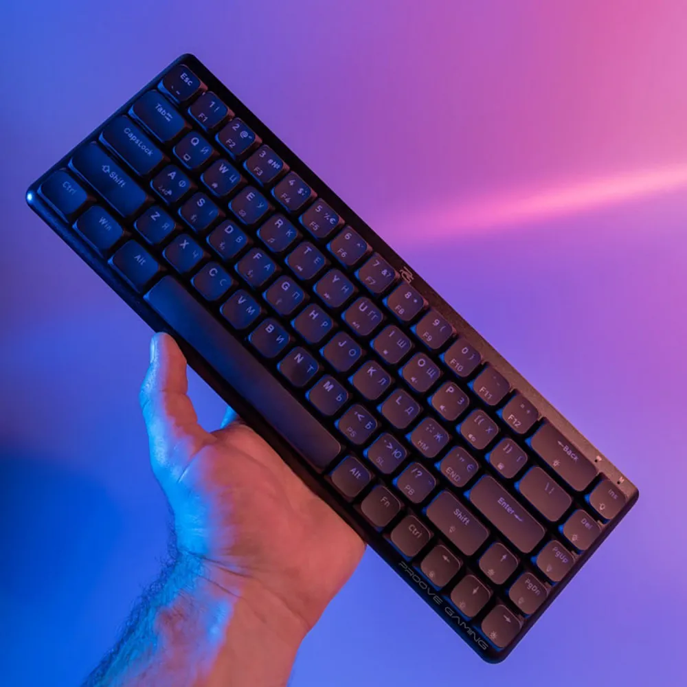 Бездротова клавіатура Proove Gaming AFK (Ukraine Layout) white - мініатюра 11
