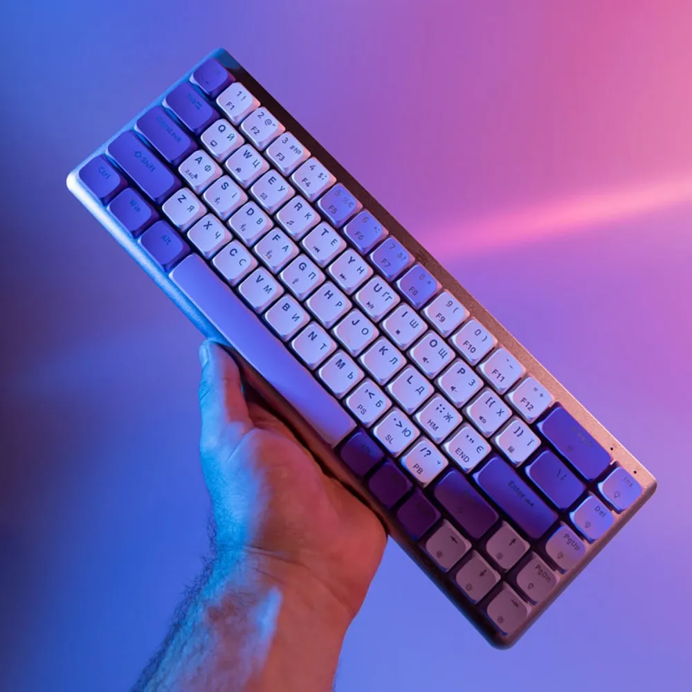 Бездротова клавіатура Proove Gaming AFK (Ukraine Layout) white - мініатюра 12