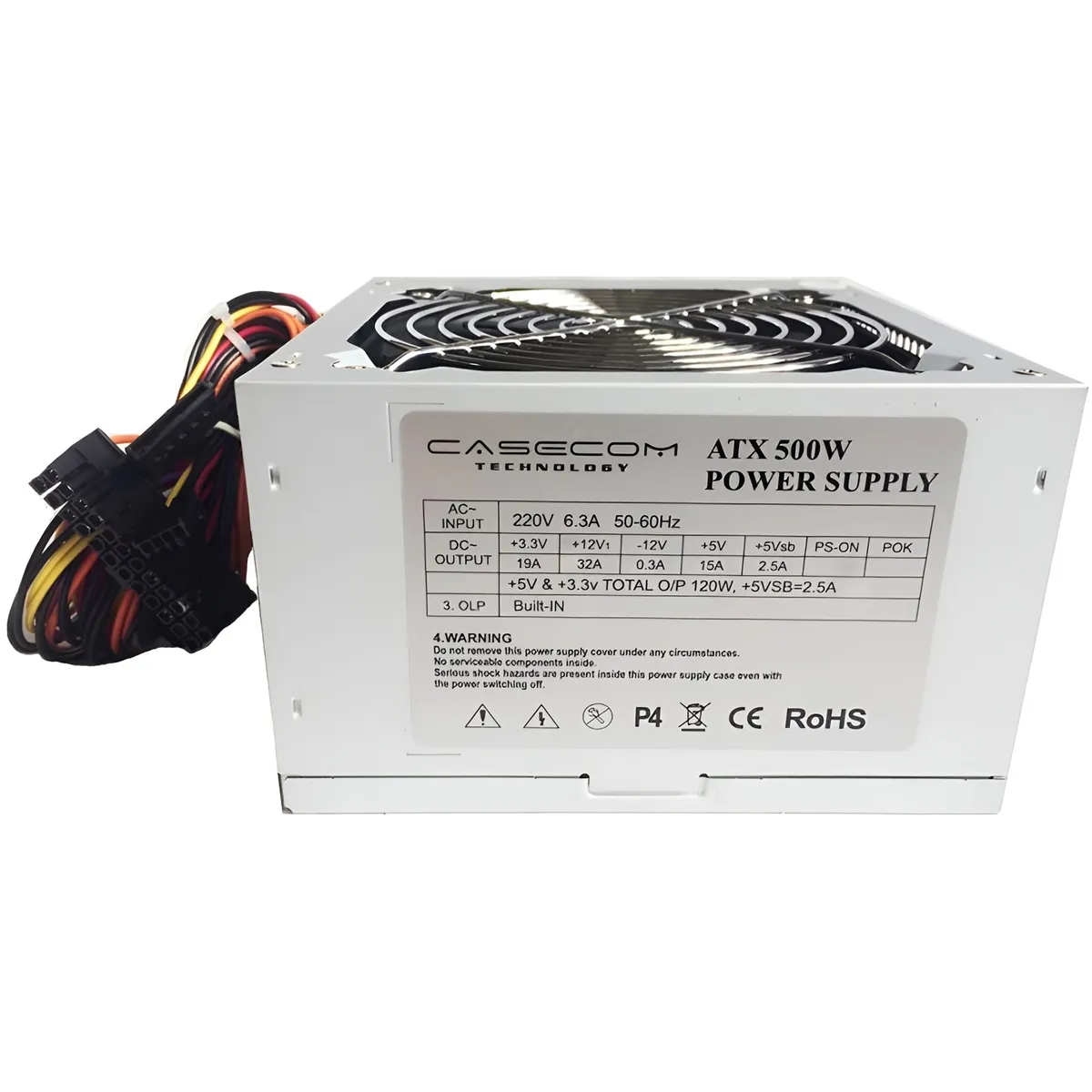 Блок живлення CaseCom (CM 500 ATX) 500W - мініатюра 2