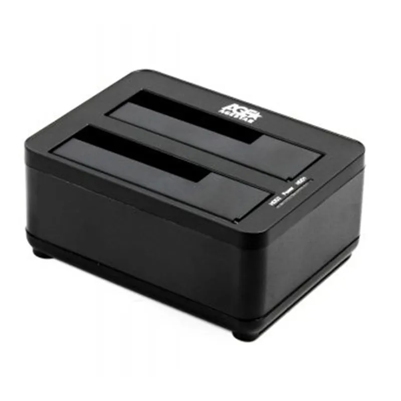 Док-станція AgeStar 3UBT8 для SATA HDD 2.5"/3.5", USB 3.0, Black - зображення 1
