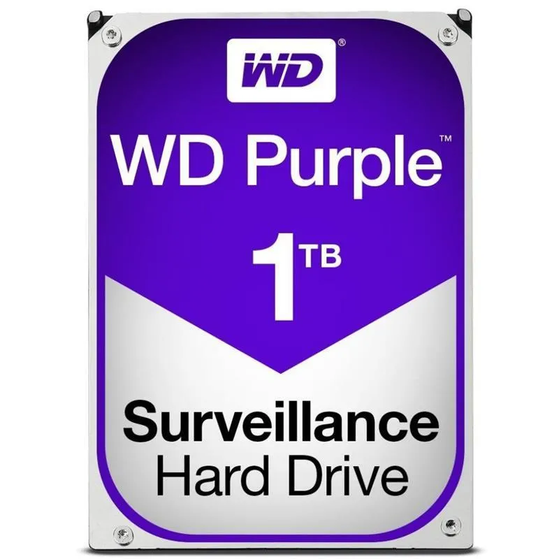 Накопичувач HDD SATA 1.0TB WD Purple 5400rpm 64MB (WD10PURZ) - мініатюра 3
